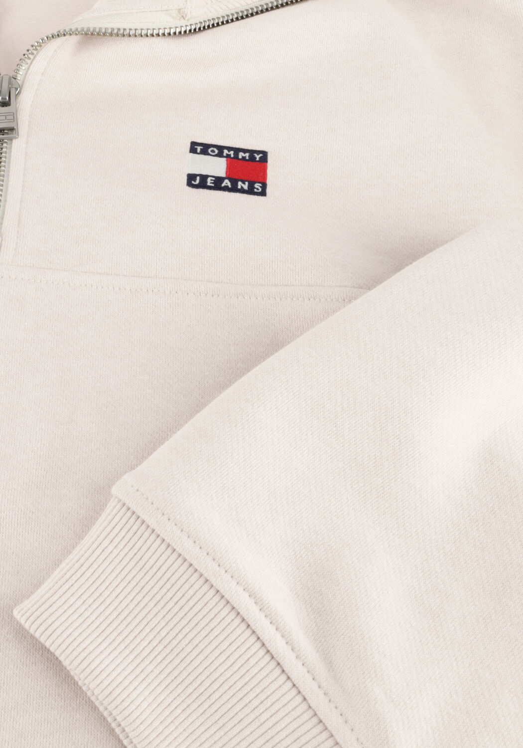 Ecru TOMMY JEANS Pullover TJM REG BADGE QZ EXT - large