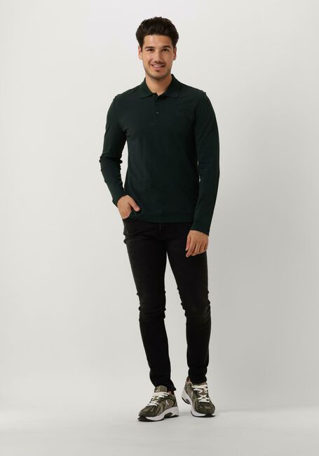 Grüne TIGER OF SWEDEN Polo-Shirt DARIOS LS - large
