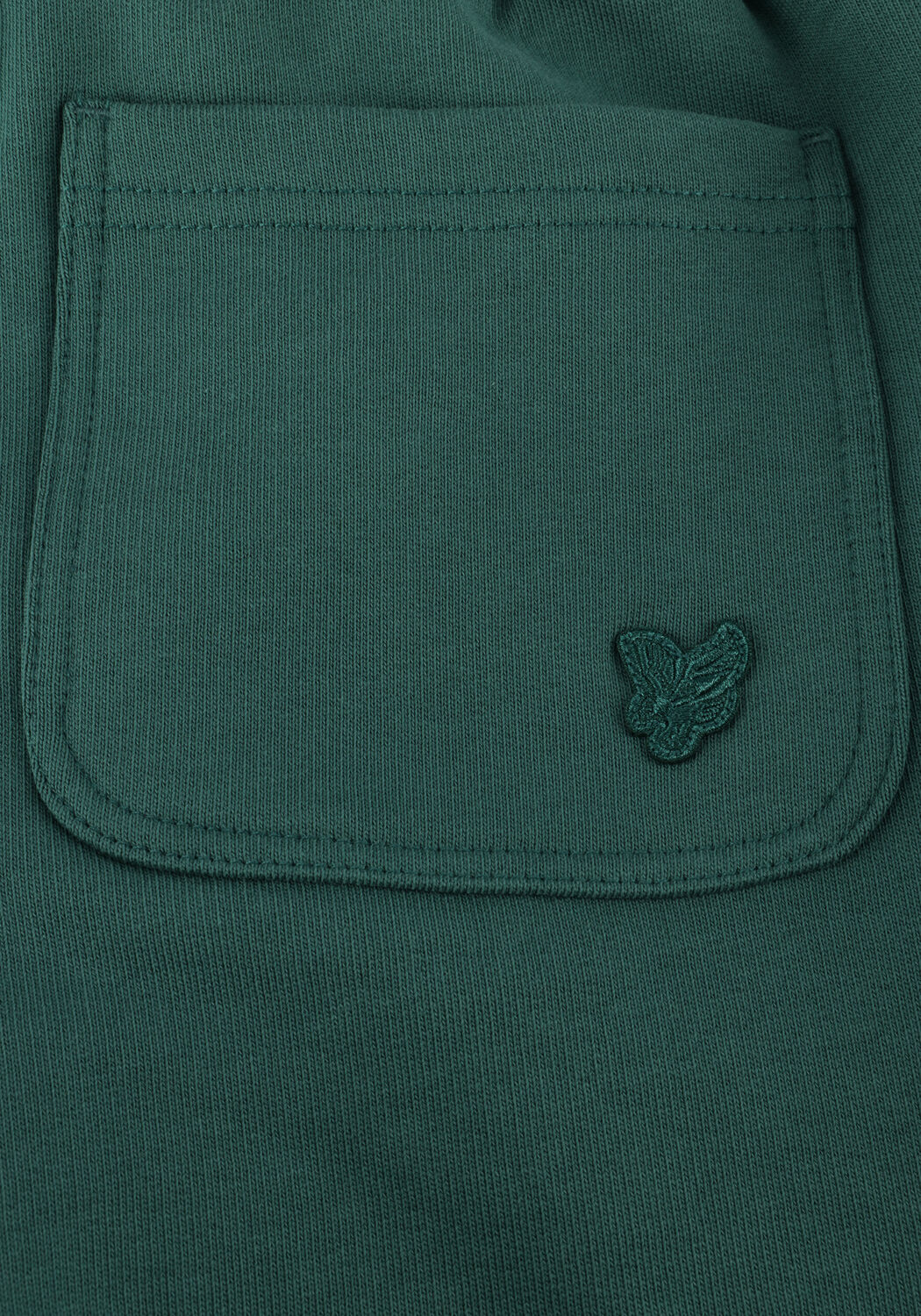 Dunkelgr&uuml;n LYLE & SCOTT Kurze Hose HEAVY WEIGHT SWEAT SHORT BOYS - large