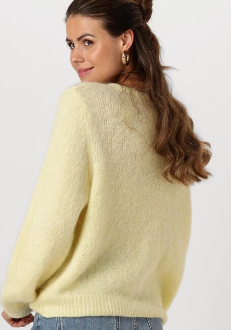 Gelbe AMERICAN DREAMS Strickjacke SUSAN ALPACA CARDIGAN - large