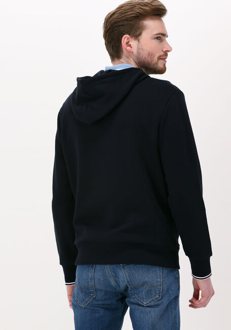 Dunkelblau FRED PERRY Pullover & Cardigans TIPPED HOODED SWEATSHIRT - large