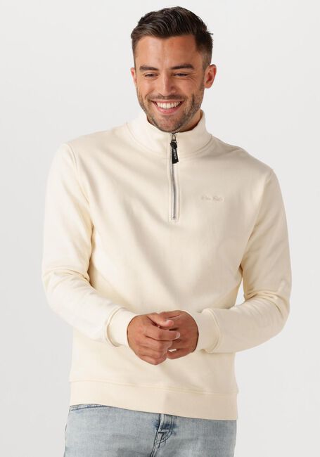 Creme PURE PATH Sweatshirt LOOSE FIT HALF ZIP LS SWEATERS - large