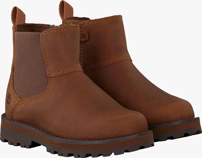Braune TIMBERLAND Ankle Boots COURMA KID - large