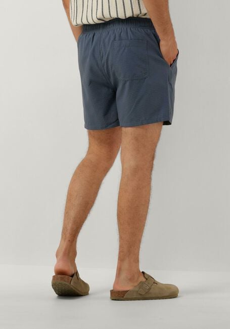 Blaue SELECTED HOMME Badehosen SLHCOOPER SEERSUCKER SWIMSHORTS - large