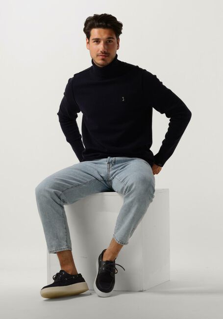 Dunkelblau BUTCHER OF BLUE Rollkragenpullover CLIFDEN COLL - large
