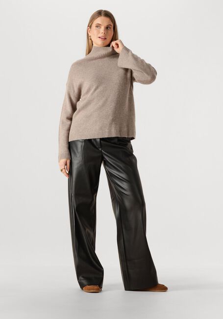 Beige SELECTED WOMEN Pullover SLFCILLE CASHMERE BLEND HIGH  NECK NOOS - large