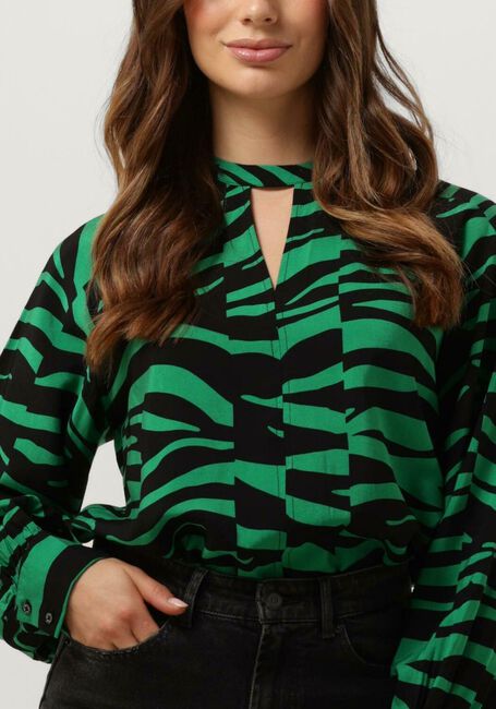 Grüne OBJECT Blusen OBJCIRA L/S TOP - large
