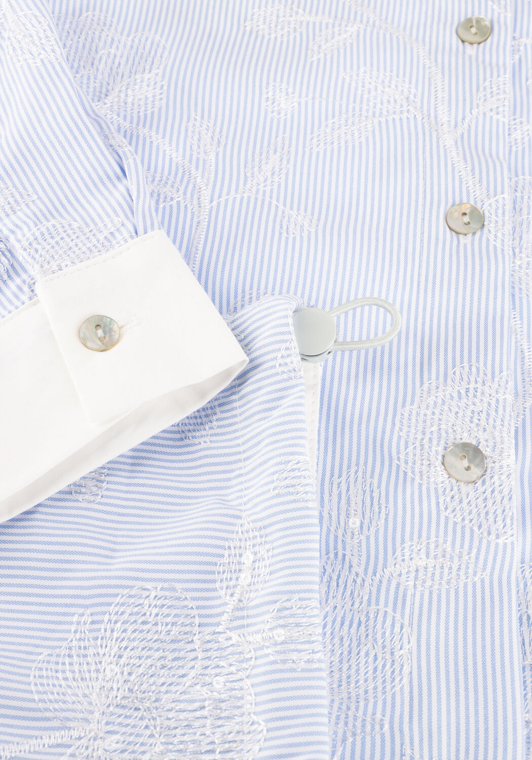 Hellblau NUKUS Blusen MEAVE BLOUSE EMBROIDERY - large