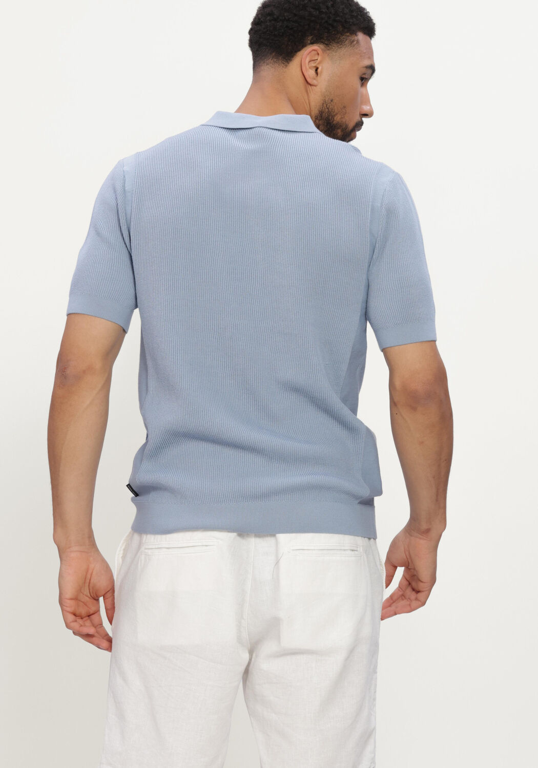Hellblau SAINT STEVE Polo-Shirt EVAN-S - large