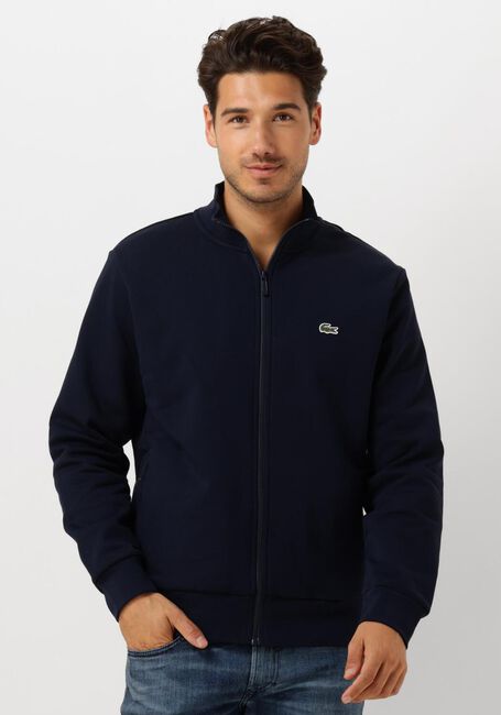 Dunkelblau LACOSTE Strickjacke 1HS1 MENS SWEAT ZIP - large