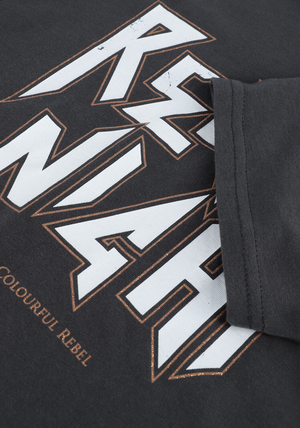 Graue COLOURFUL REBEL T-shirt REBELS NIGHT GLITTER CLASSIC T - large