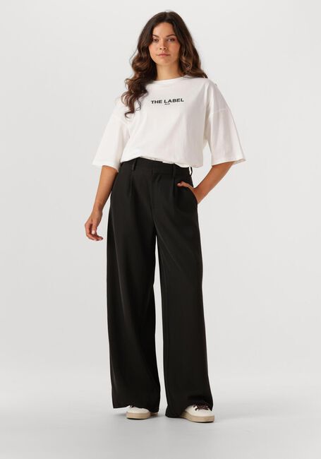 Schwarze ALIX THE LABEL Weite Hose LADIES WOVEN WIDE LEG PANTS - large