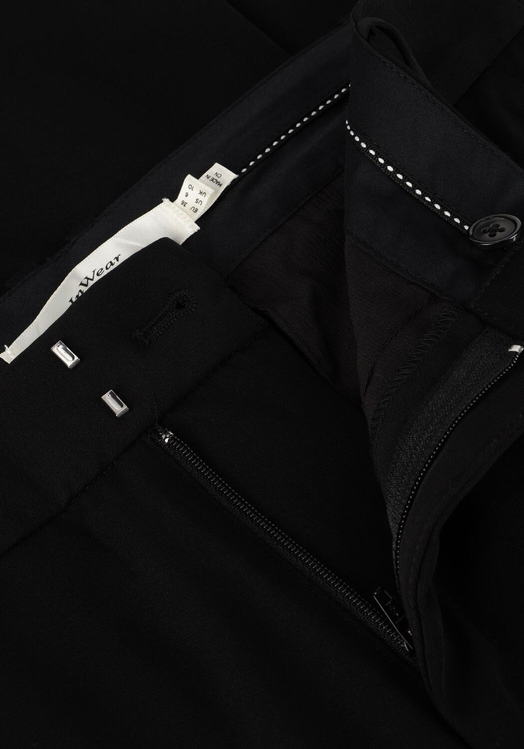 Schwarze INWEAR Hose VETAIW ADIAN BOOTCUT PANT - large