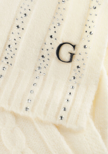 Creme GUESS Schal KNITTED SCARF 30X165 - large