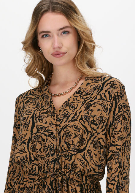 Braune ALIX THE LABEL Minikleid TIGERHEAD DRESS - large