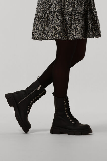 Schwarze SHABBIES Schnürboots 185020047 - large