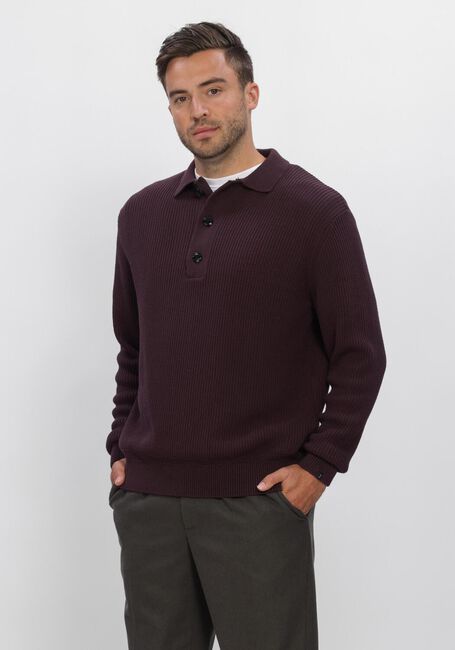 Bordeaux BUTCHER OF BLUE Polo-Shirt GALWAY POLO LS - large