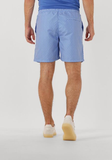 Blaue SHIWI Badehosen MEN MIKE SWIM SHORTS 7 INCH GEO TILE - large
