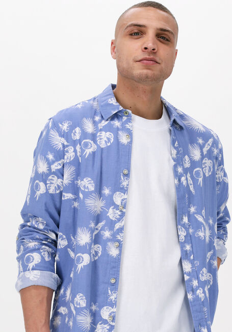 Hellblau SCOTCH & SODA Casual-Oberhemd REGULAR FIT BONDED SHIRT - large