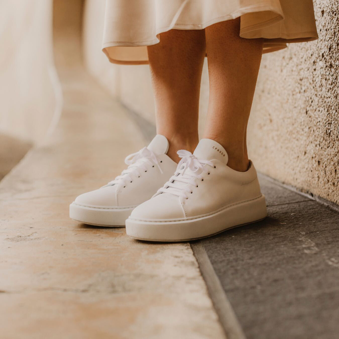 Wei&szlig;e COPENHAGEN STUDIOS Sneaker Low CPH407 - large