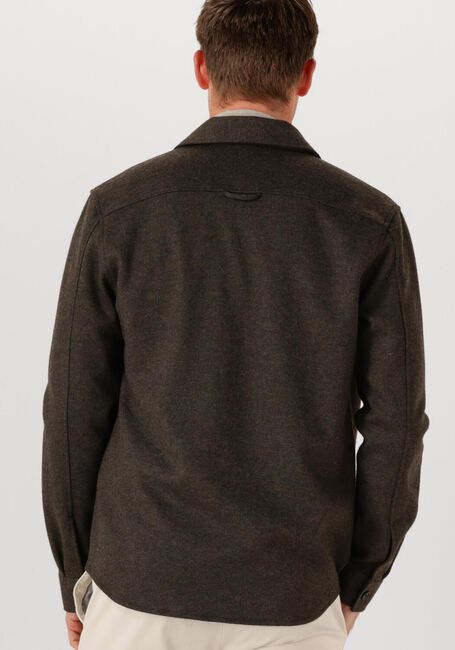 Braune PROFUOMO Overshirt OVERSHIRT CUTAWAY KNITTED - large