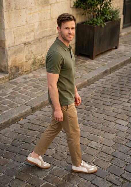 Dunkelgr&uuml;n MATINIQUE Polo-Shirt MAPOLEO MELANGE - large