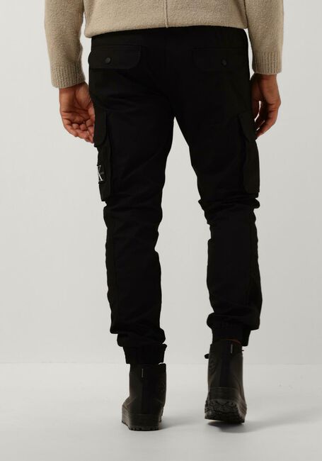 Schwarze CALVIN KLEIN Cargohosen SKINNY WASHED CARGO - large