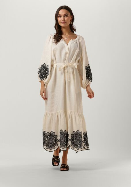 Ecru GREEK ARCHAIC KORI Maxikleid 230208 - large