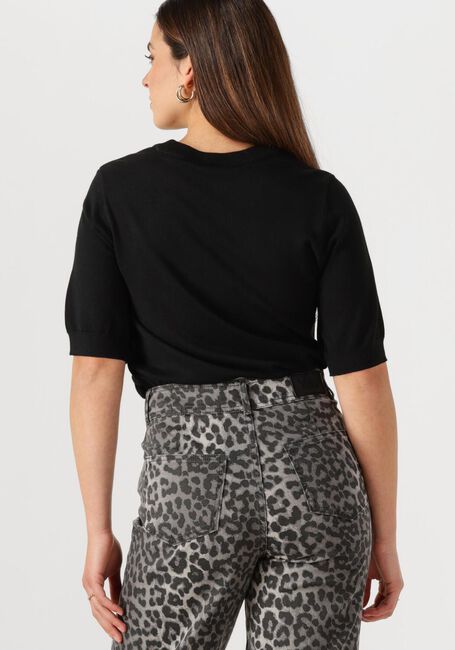 Schwarze Y.A.S. Top YASLENA SS KNIT PULLOVER S. NOOS - large