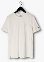 Weiße CAST IRON T-shirt SHORT SLEEVE R-NECK ORGANIC COTTON SLUB ESSENTIAL