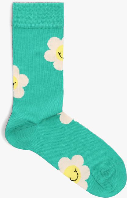 Grüne HAPPY SOCKS Socken SMILEY DAISY - large
