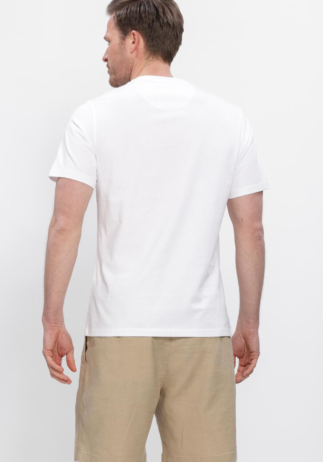 Wei&szlig;e BARBOUR T-shirt PREPPY T-SHIRT - large