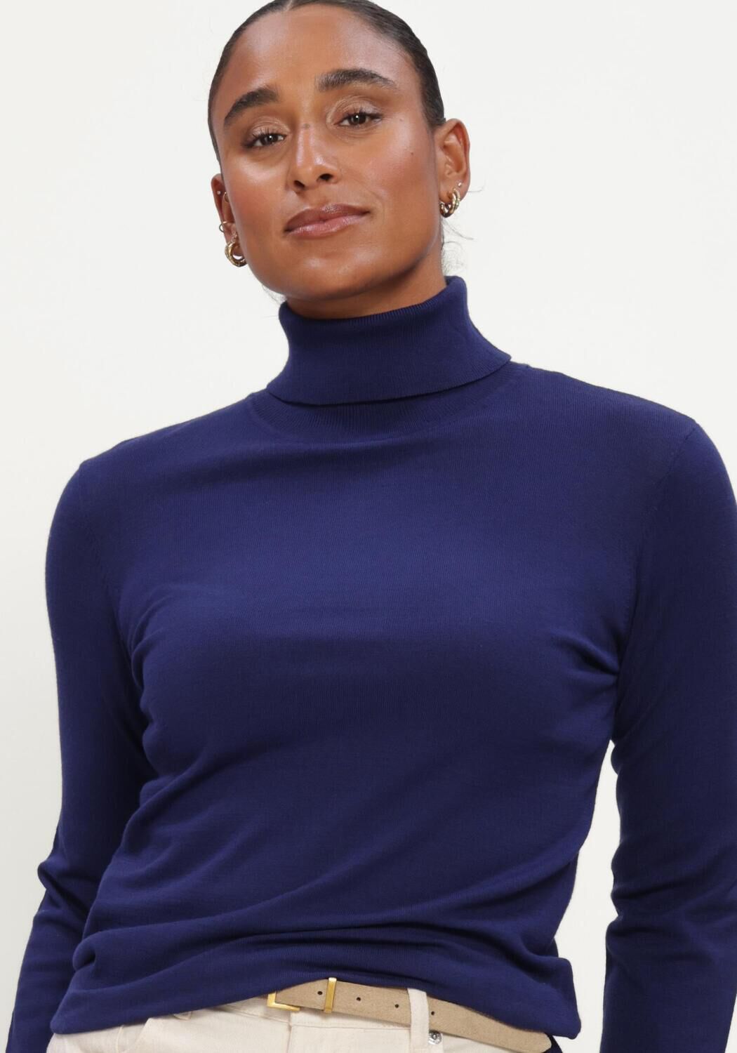 Dunkelblau SILVIAN HEACH Rollkragenpullover SWEATER TURTLENECK RECIK - large