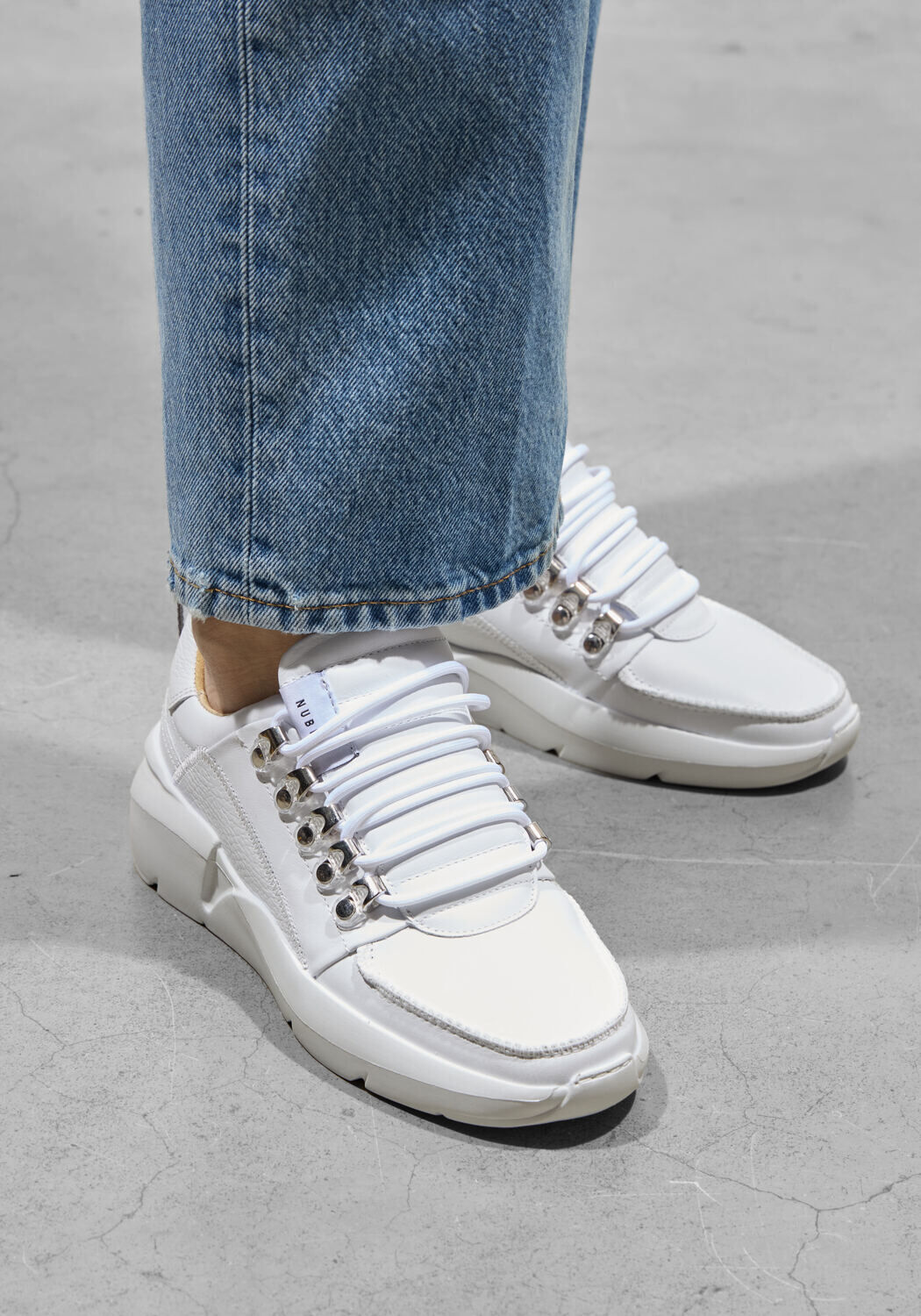 Wei&szlig;e NUBIKK Sneaker Low ROQUE ROMAN MEN - large