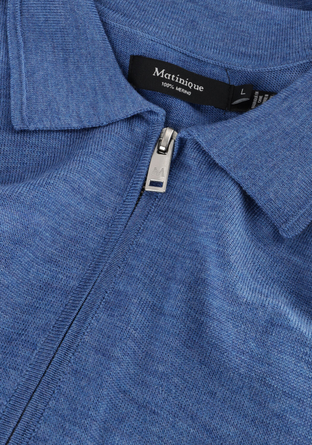 Blaue MATINIQUE Polo-Shirt MAPOLO KNIT - large