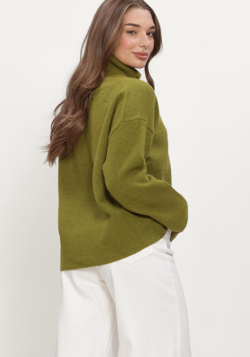 Gr&uuml;ne NEO NOIR Rollkragenpullover NALINE KNIT BLOUSE - large