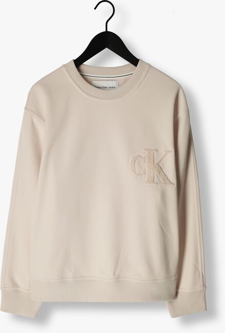 Nicht-gerade weiss CALVIN KLEIN Sweatshirt CK CHENILLE CREW NECK - large