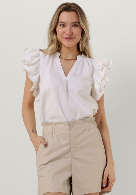 Weiße BY-BAR Blusen LILA POPLIN BLOUSE - large