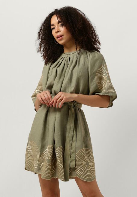 Grüne GREEK ARCHAIC KORI Minikleid 230091 - large