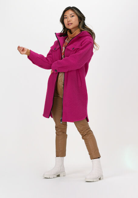 Rosane BEAUMONT Teddy-Jacke BOUCLE LONG HOODED JACKET - large