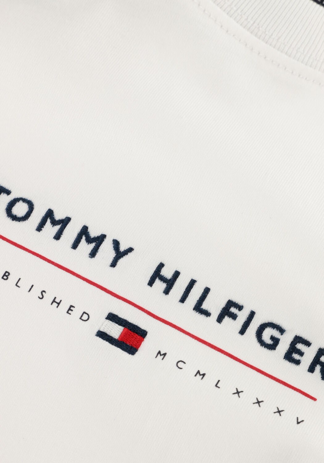 Wei&szlig;e TOMMY HILFIGER T-shirt BRAND LOVE LOCKUP TEE - large