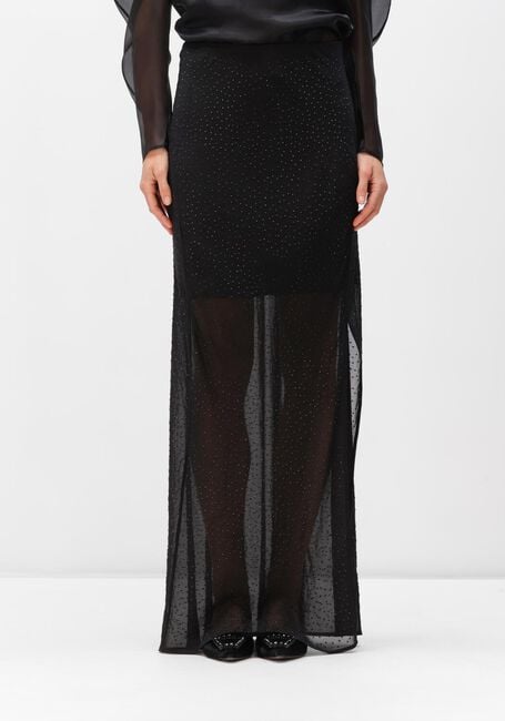 Schwarze DANTE6 Maxirock SILAO RHINESTONE SKIRT - large