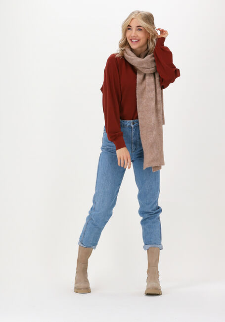Camelfarbene SELECTED FEMME Schal SLFLINNA-MIA KNIT POCKET SCARF - large