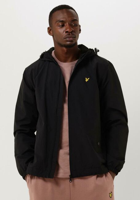 Schwarze LYLE & SCOTT Jack ZIP THROUGH HOODED JACKET - large