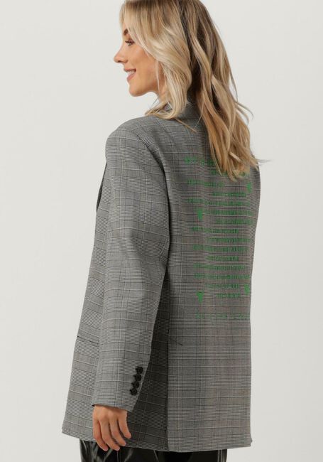 Schwarze ALIX THE LABEL Blazer WOVEN CHECK BLAZER - large