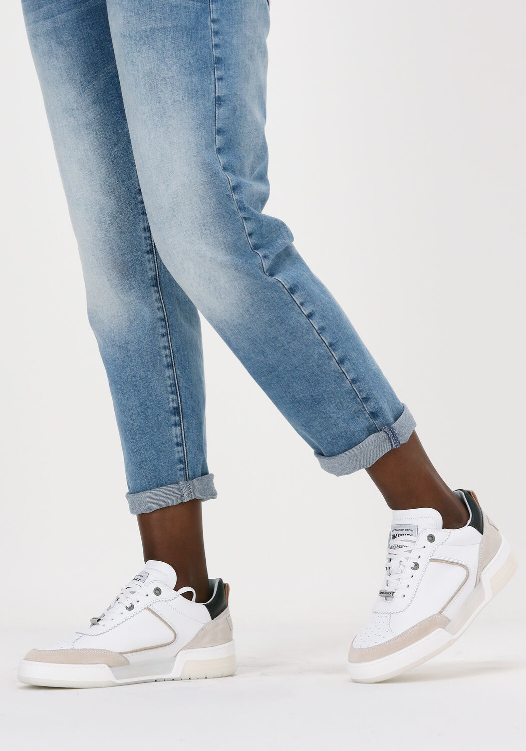 Wei&szlig;e SHABBIES Sneaker Low 101020115 - large