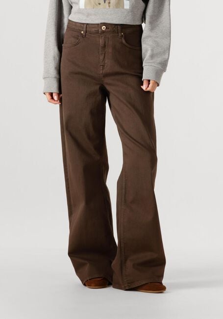 Braune STUDIO ANNELOES Weite Hose Lexie col denim trousers - large