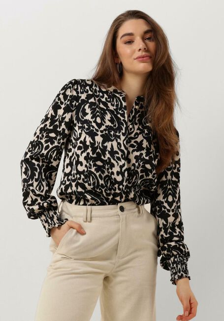 Schwarze NEO NOIR Blusen KALA FLOWER BLUR BLOUSE - large