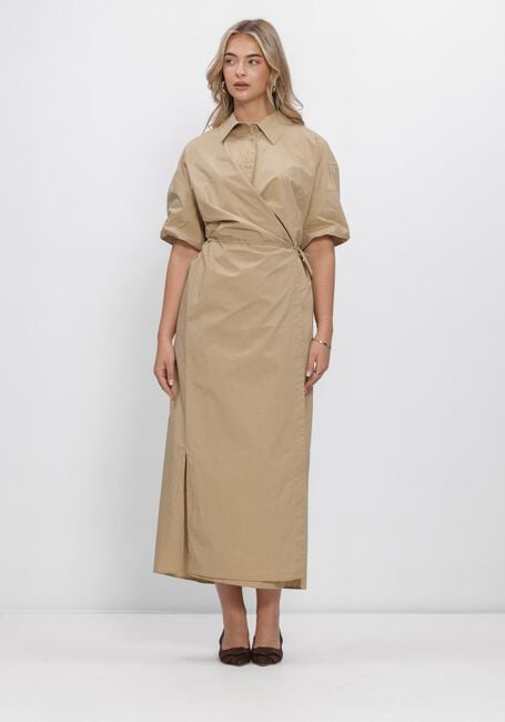 Braune SECOND FEMALE Midikleid RHYE DRESS - large