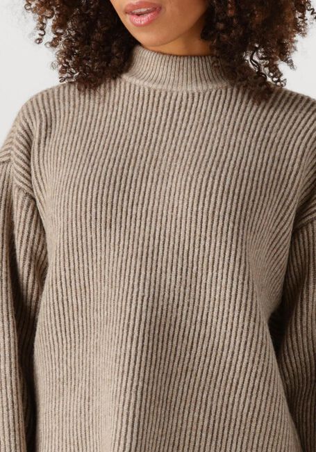 Sand CO'COUTURE Pullover TERISA TURTLE RIB KNIT - large